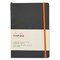 Rhodiarama Soft Cover Notebook - Dot Grid, Black, 5-3/10" x 8-7/10"